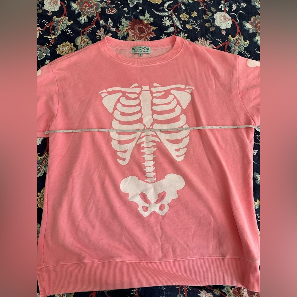 Wild Fox Couture Skeleton X-Ray Crew Neck - Picture 9 of 14